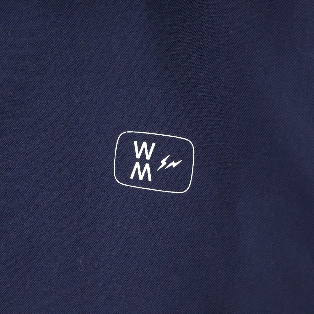 WACKO MARIA(ワコマリア) ×McGREGOR×FRAGMENT マックレガー フラグメント 裏地レオパード ジップアップ ジャケット ネイビー 113119703