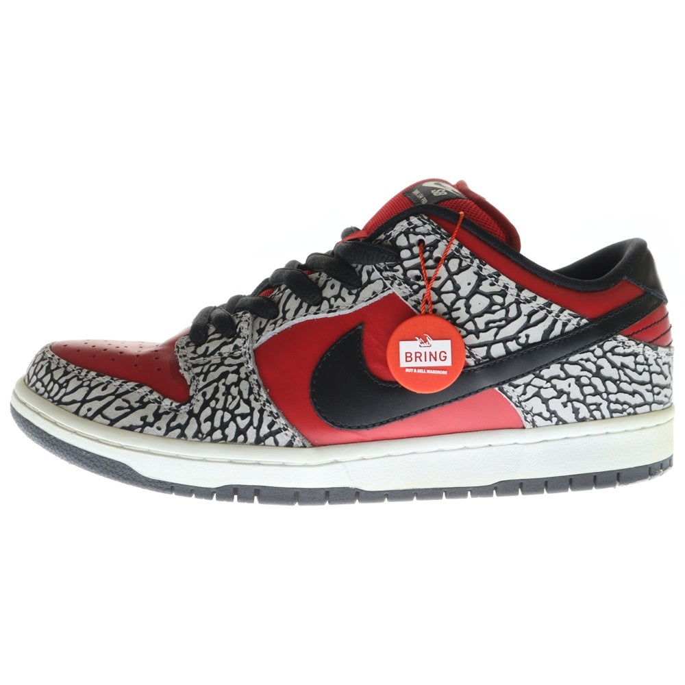 NIKE(ナイキ) 【観賞用 2012年製】DUNK LOW PREMIUM SB 313170-600 ダンクロー プレミアム ローカットスニーカー シューズ レッド/ブラック US10.5/28.5cm