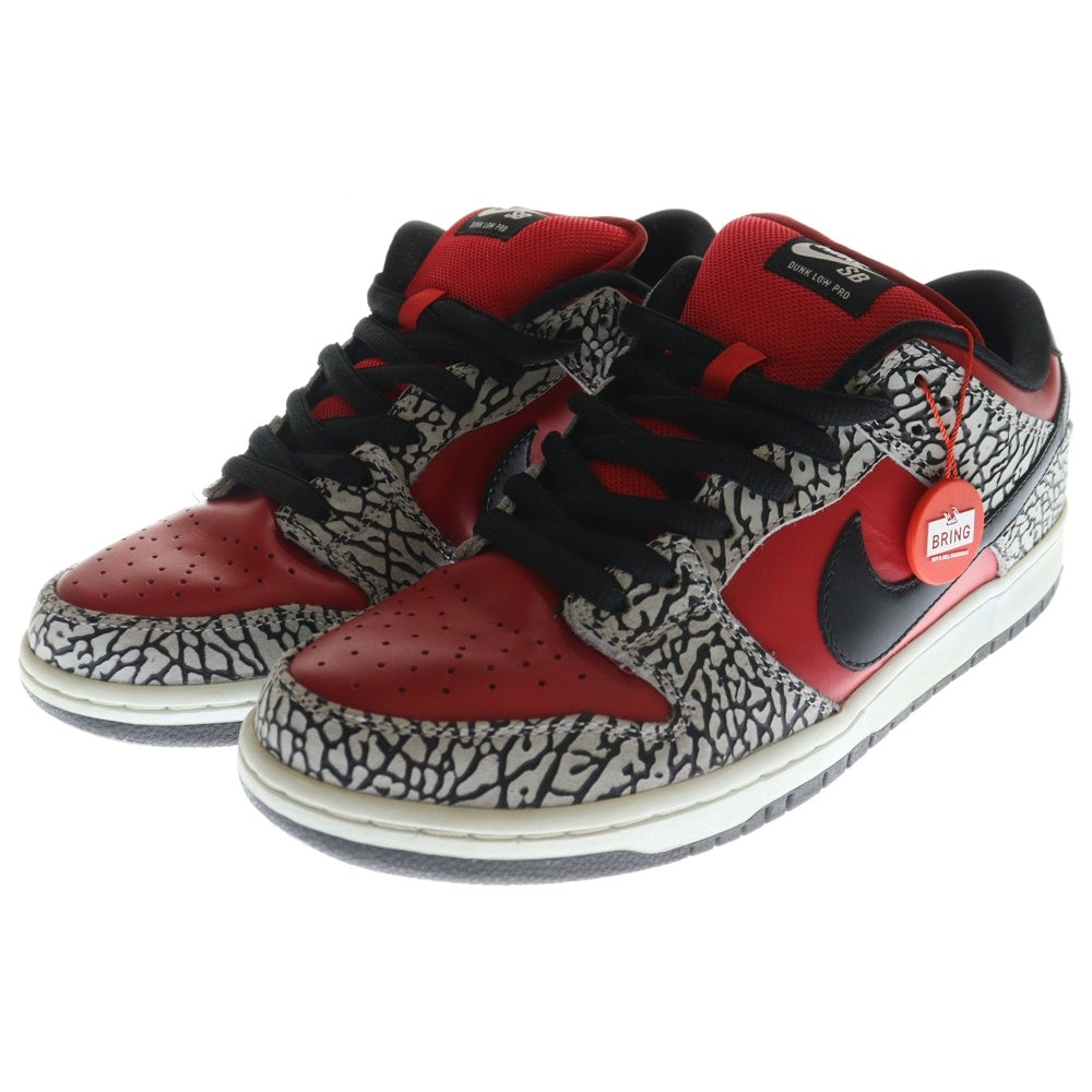 NIKE(ナイキ) 【観賞用 2012年製】DUNK LOW PREMIUM SB 313170-600 ダンクロー プレミアム ローカットスニーカー シューズ レッド/ブラック US10.5/28.5cm