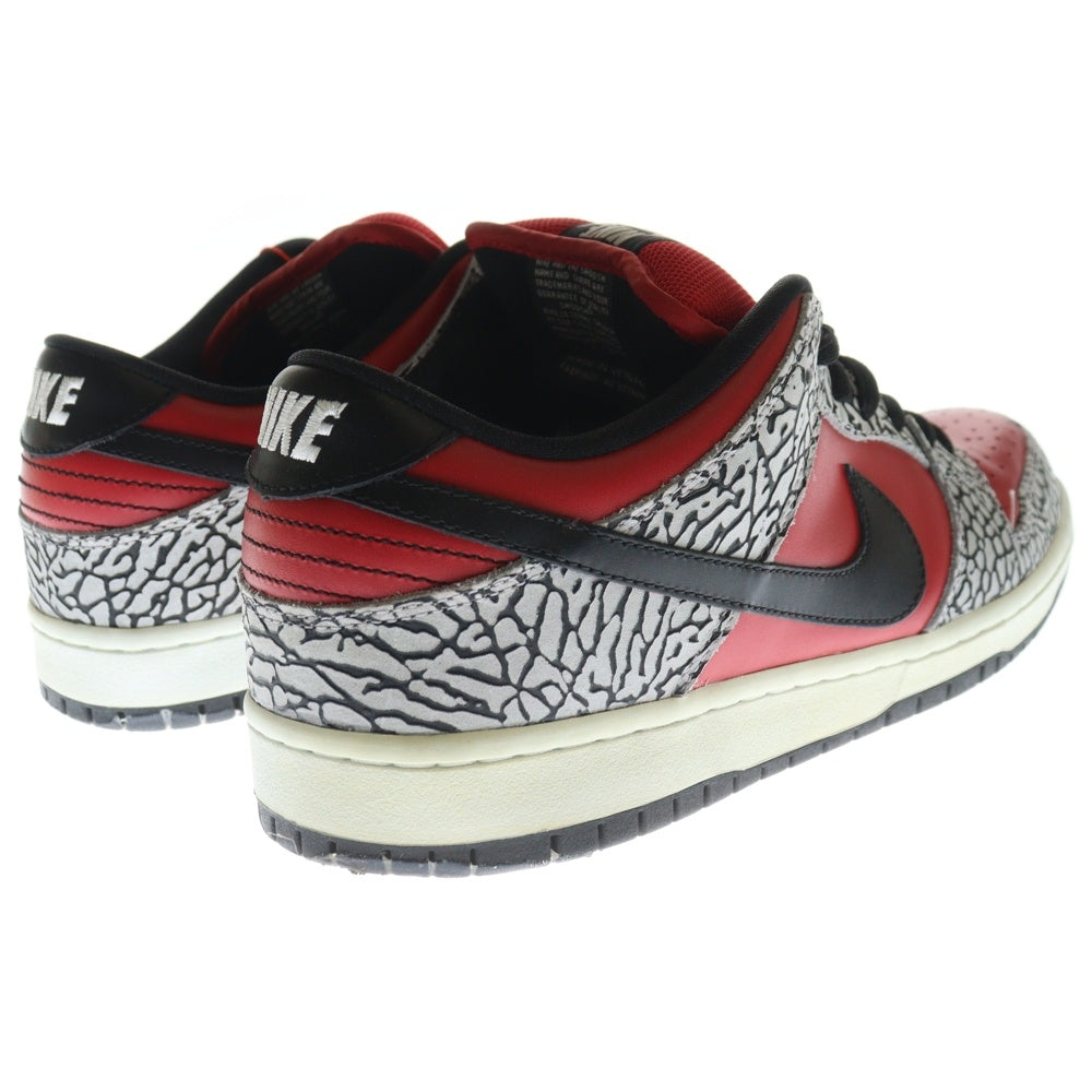 NIKE(ナイキ) 【観賞用 2012年製】DUNK LOW PREMIUM SB 313170-600 ダンクロー プレミアム ローカットスニーカー シューズ レッド/ブラック US10.5/28.5cm