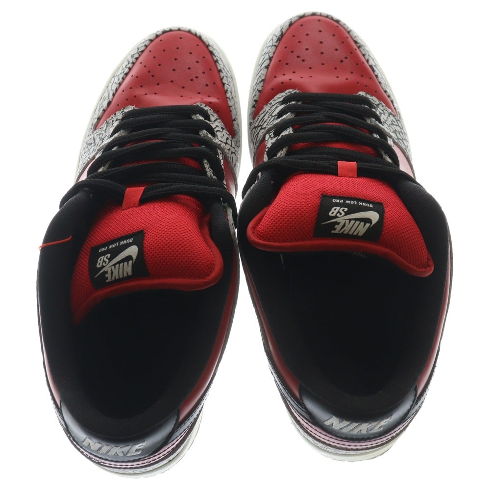 NIKE(ナイキ) 【観賞用 2012年製】DUNK LOW PREMIUM SB 313170-600 ダンクロー プレミアム ローカットスニーカー シューズ レッド/ブラック US10.5/28.5cm