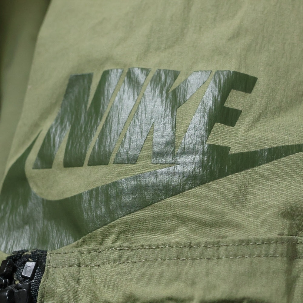 NIKE(ナイキ) REV AF1 AH2034-222 ウーブンジャケット フロントジップアップ リバーシブル ナイロンジャケット カーキ/オレンジ