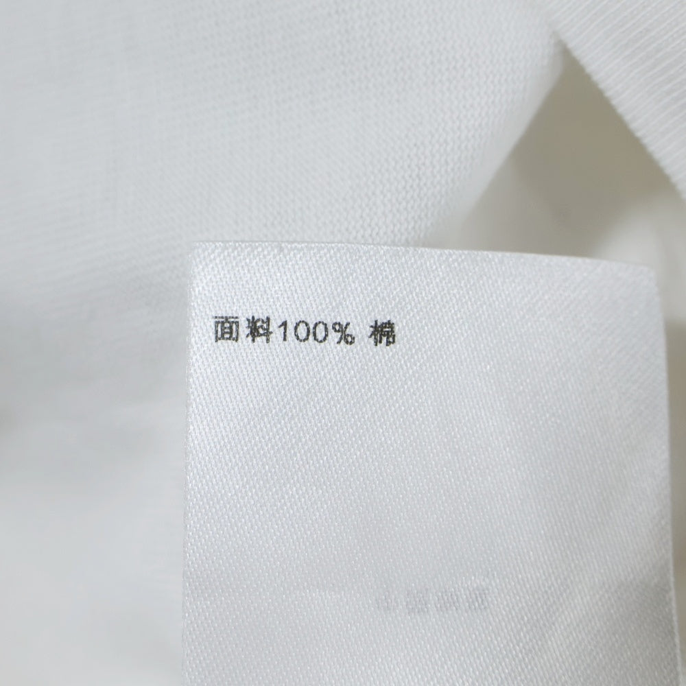 DENHAM(デンハム) フロント刺繍ポケット半袖Tシャツ カットソー ホワイト