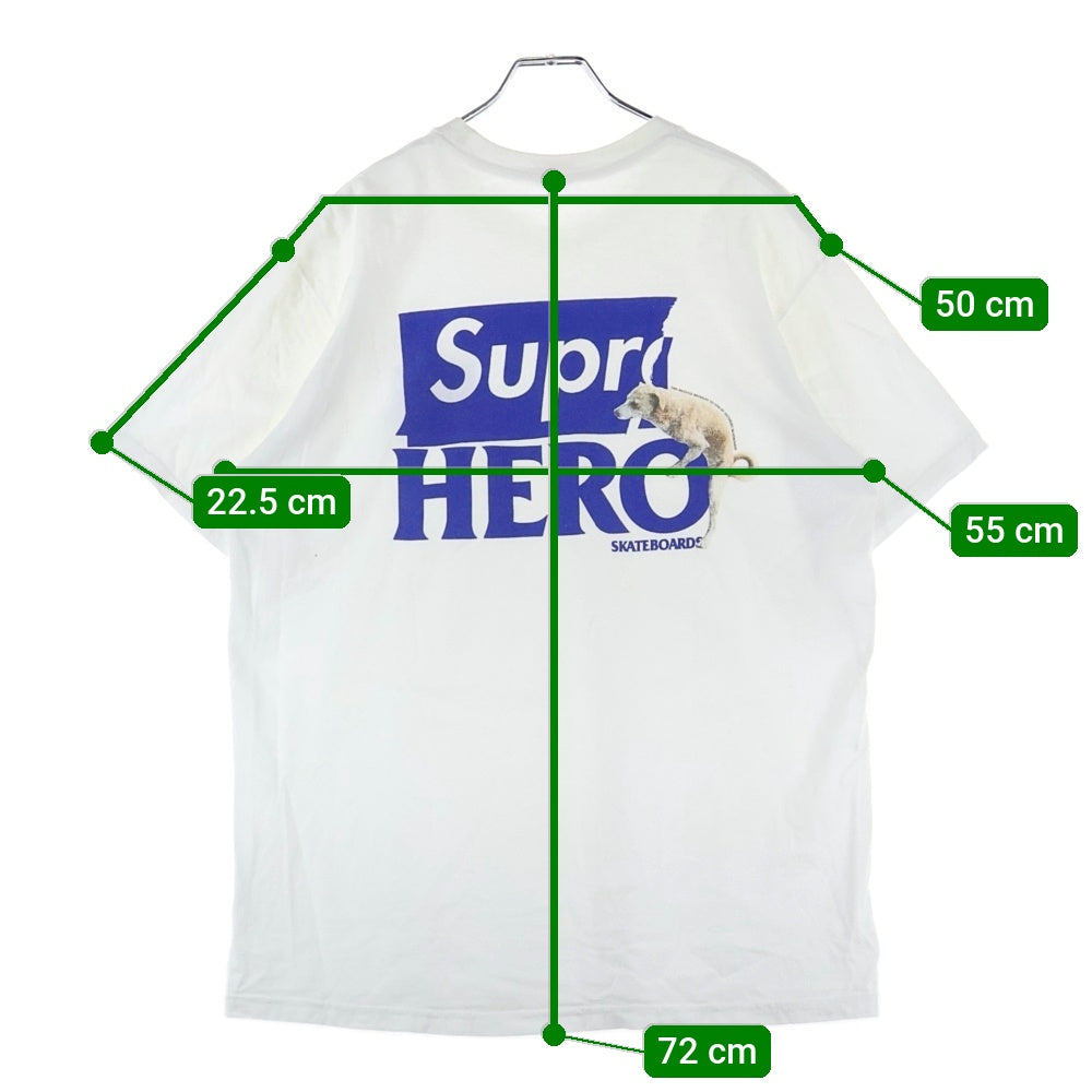 SUPREME(シュプリーム) 22SS ANTIHERO Dog Tee アンタイヒーロードッグプリント 半袖Tシャツ カットソー ホワイト