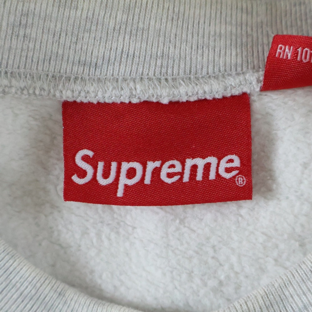 SUPREME(シュプリーム) 19AW Mountain Crewneck フロント刺? スウェットトレーナー グレー