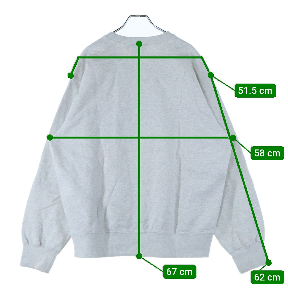 SUPREME(シュプリーム) 19AW Mountain Crewneck フロント刺? スウェットトレーナー グレー