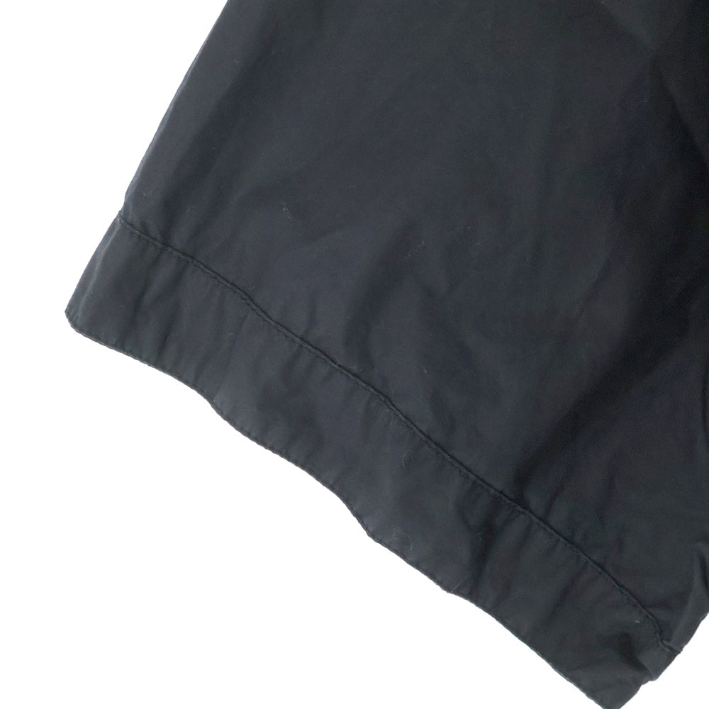 STONE ISLAND(ストーンアイランド) 24SS Sand Shirt ロゴプリント コットン 半袖シャツ ショートスリーブ ブラック 801511805