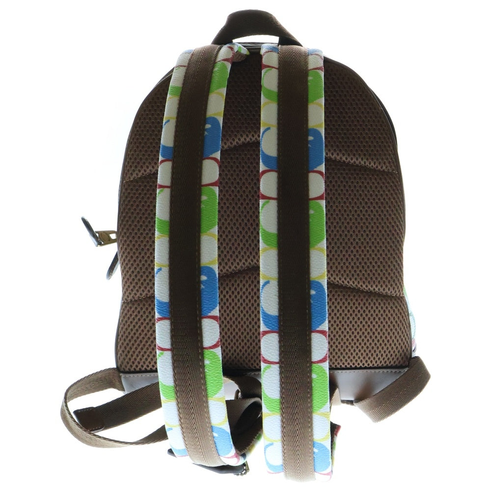 A BATHING APE(アベイシングエイプ) ×COACH BAGPACK コーチ シグネチャー キャンバス アカデミーバッグパック リュックサック マルチカラー 89381
