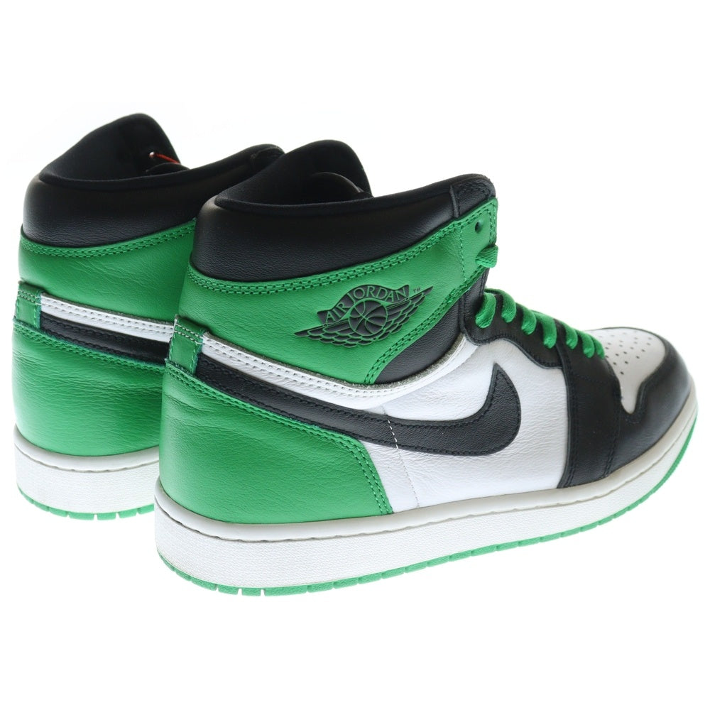 NIKE(ナイキ) AIR JORDAN 1 RETRO HIGH OG LUCKY GREEN エアジョーダン レトロ ラッキーグリーン ハイカットスニーカー グリーン/ブラック US9.5/27.5cm DZ5485-031