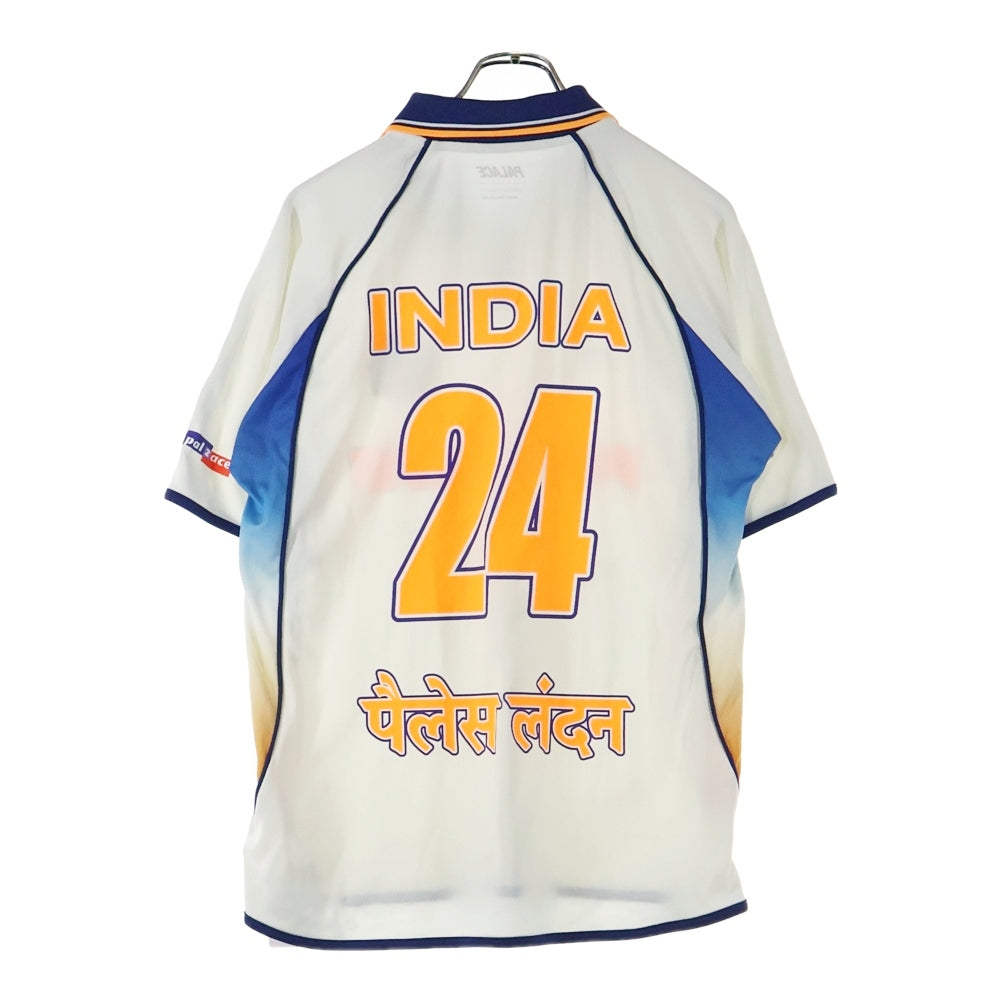 Palace Skateboards(パレススケートボーズ) 24SS CRICKET JERSEY クリケットジャージー ポロシャツ 半袖Tシャツ カットソー ホワイト