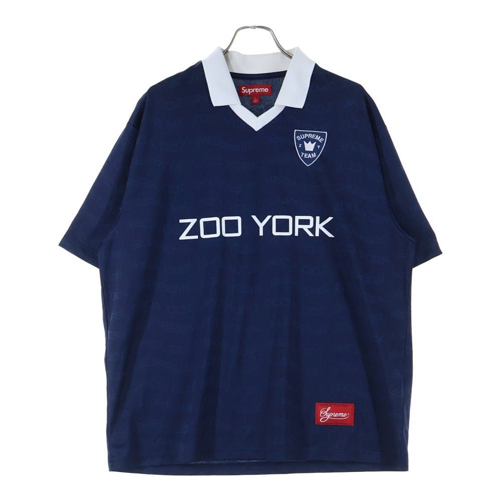 SUPREME(シュプリーム) 25SS Zoo York Soccer Jeysey ズーヨーク サッカージャージー 半袖Tシャツ カットソー ネイビー