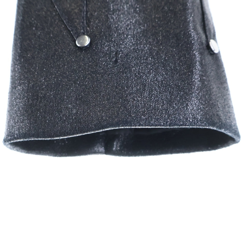 COZY WORLDWIDE(コージーワールドワイド) COZY.WRLD LEATHER JACKET ファー付き フーディージャケット ブルゾン ブラック