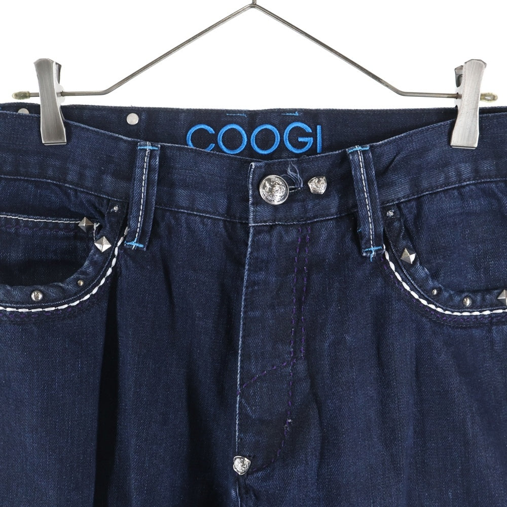 COOGI(クージー) ロックスタッズ デニムパンツ インディゴ