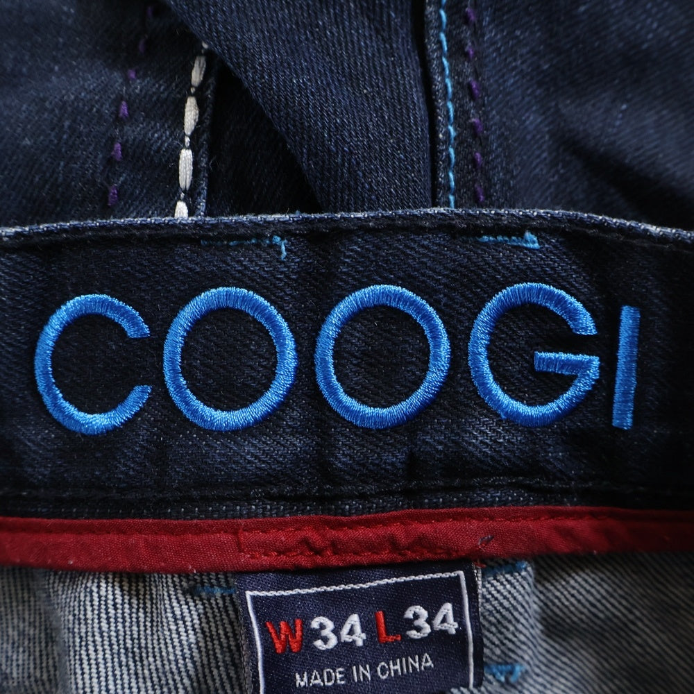 COOGI(クージー) ロックスタッズ デニムパンツ インディゴ