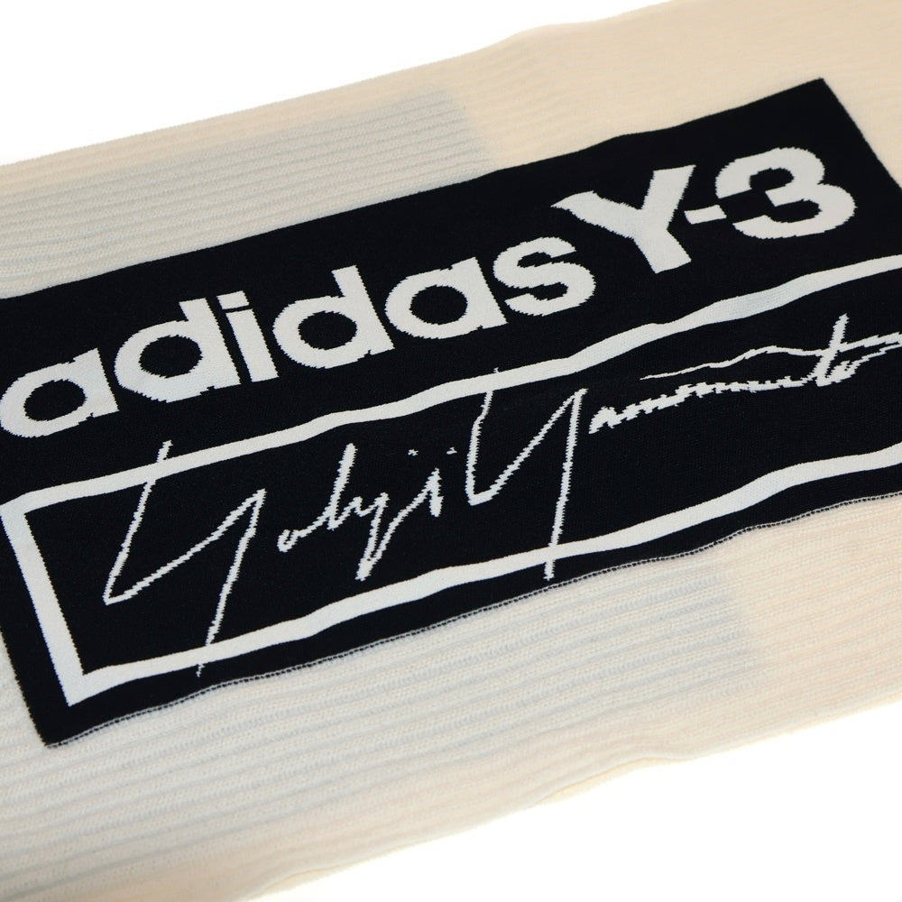 Y-3(ワイスリー) LOGO SCARF ロゴ ウール スカーフ マフラー アイボリー FH9285