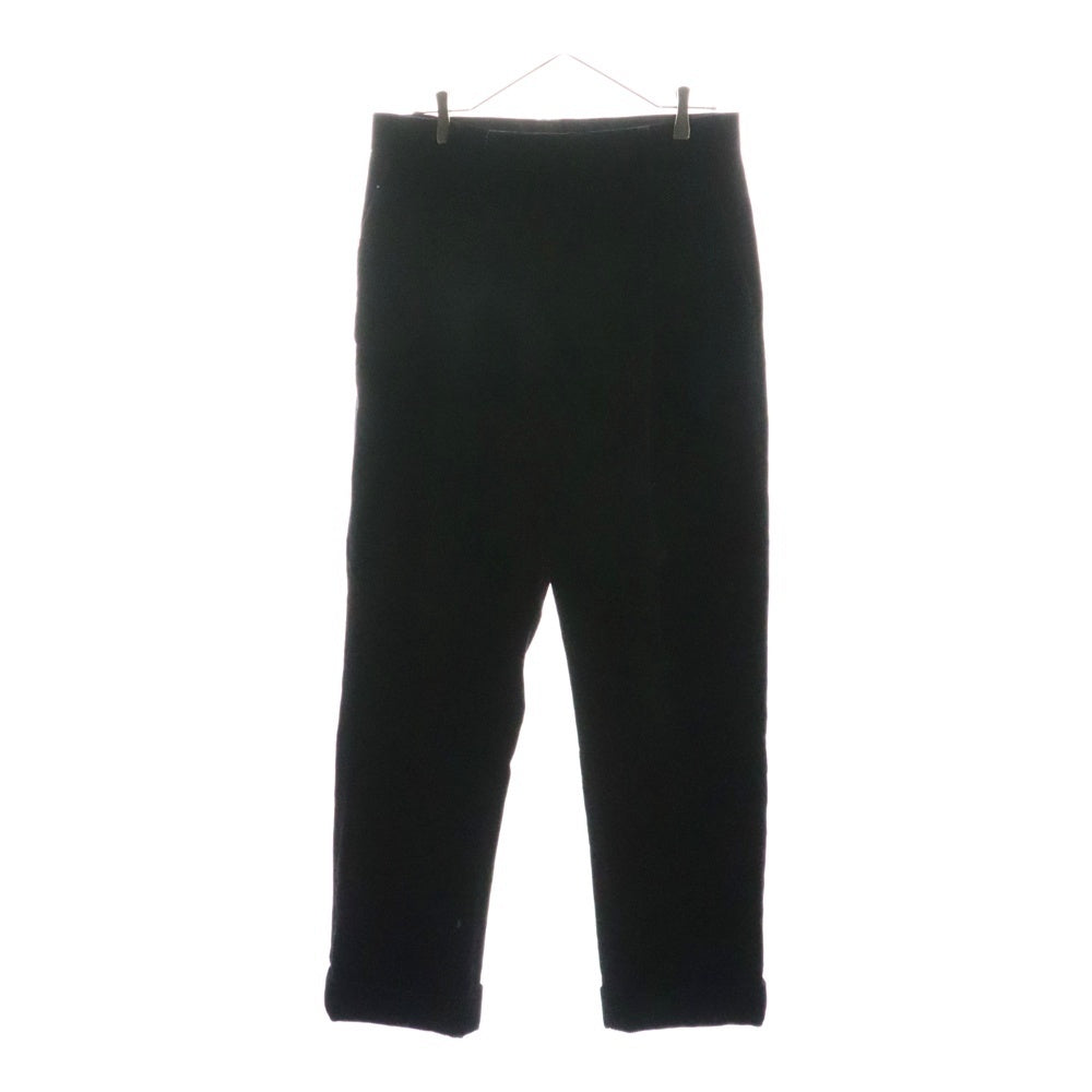 WACKO MARIA(ワコマリア) 21AW PLEATED TROUSERS プレーテッド トラウザーズ コーデュロイパンツ ブラック 21FW-WMP-TR19