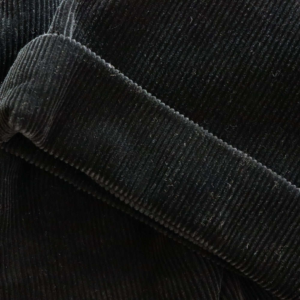 WACKO MARIA(ワコマリア) 21AW PLEATED TROUSERS プレーテッド トラウザーズ コーデュロイパンツ ブラック 21FW-WMP-TR19