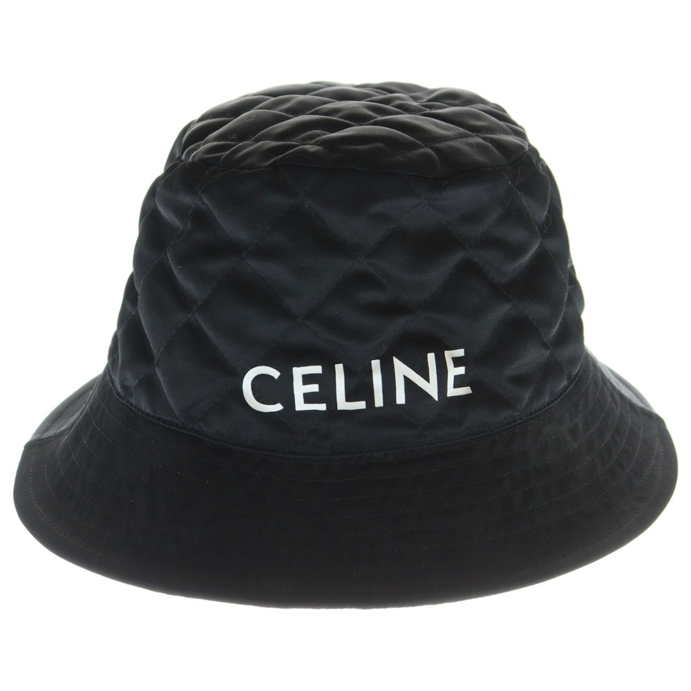 CELINE(セリーヌ) フロントロゴ ナイロン バケットハット 2AUB0930C ブラック