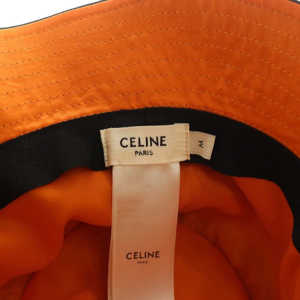 CELINE(セリーヌ) フロントロゴ ナイロン バケットハット 2AUB0930C ブラック