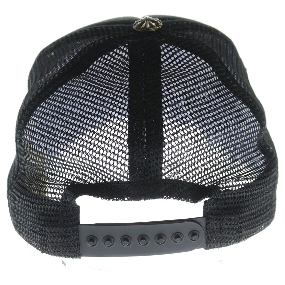 CHROME HEARTS(クロムハーツ) TRUCKER CAP CHパッチ クロスボール付 メッシュトラッカーキャップ 帽子 ブラック
