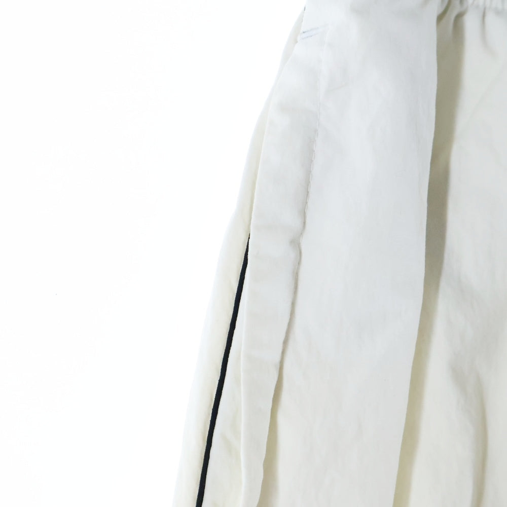 NIKE SB(ナイキエスビー) SWOOSH TRACK PANTS サイドライン ナイロン トラックパンツ ホワイト AJ9774-100