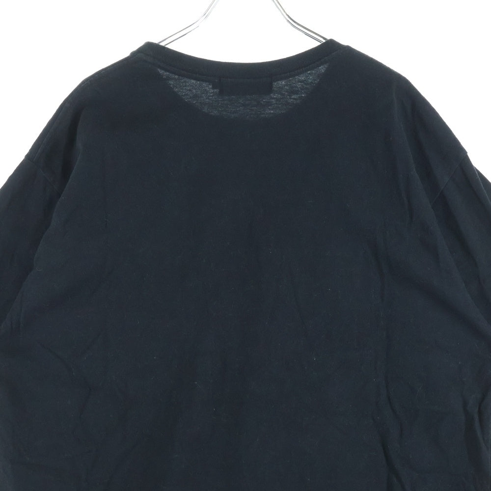 HYSTERIC GLAMOUR(ヒステリックグラマー) 22SS HG LOGO TYPE TEE ロゴプリント クルーネック 半袖Tシャツ カットソー ブラック 02221CT08