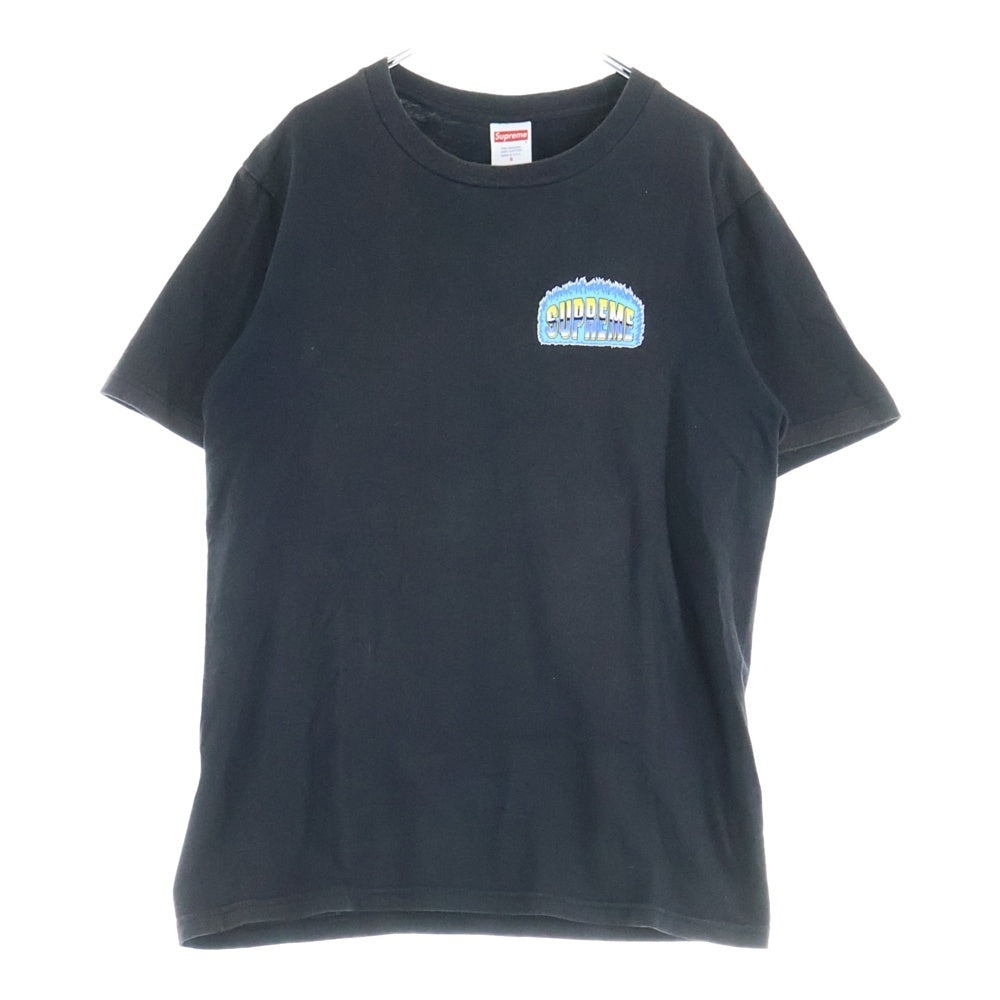 SUPREME(シュプリーム) 20AW Chrome Tee ロゴプリント クルーネック 半袖Tシャツ カットソー ブラック