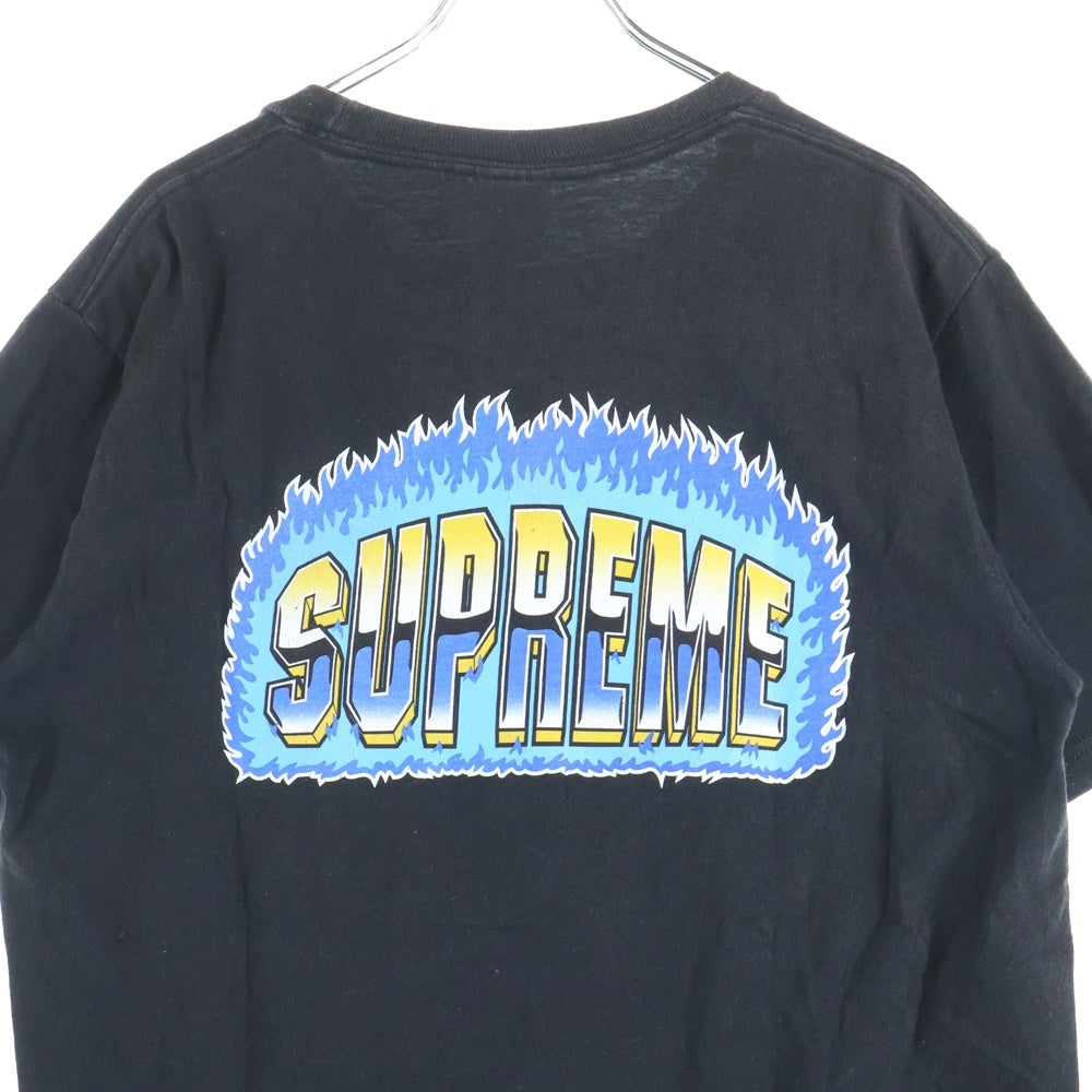 SUPREME(シュプリーム) 20AW Chrome Tee ロゴプリント クルーネック 半袖Tシャツ カットソー ブラック