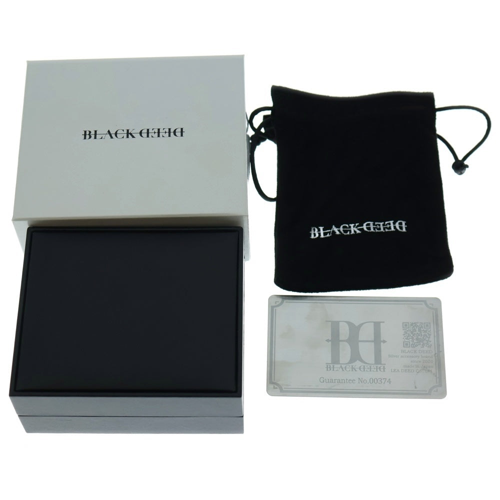 BLACK DEED(ブラックディード) 9mm パラベラムバレット 銃弾ネックレストップ ペンダント シルバー BDSP-009