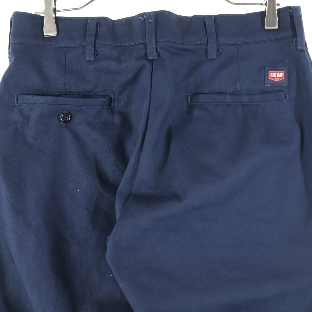 RED KAP(レッドキャップ) ジップフライ ワイドワークパンツ ネイビー