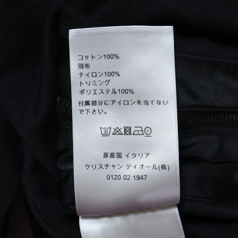 DIOR(ディオール) 21AW × sacai Over Size Cotton Jersey ×サカイ オーバーサイズ ドッキング ロングスリーブTシャツ 長袖カットソー ブラック 213J642A0554