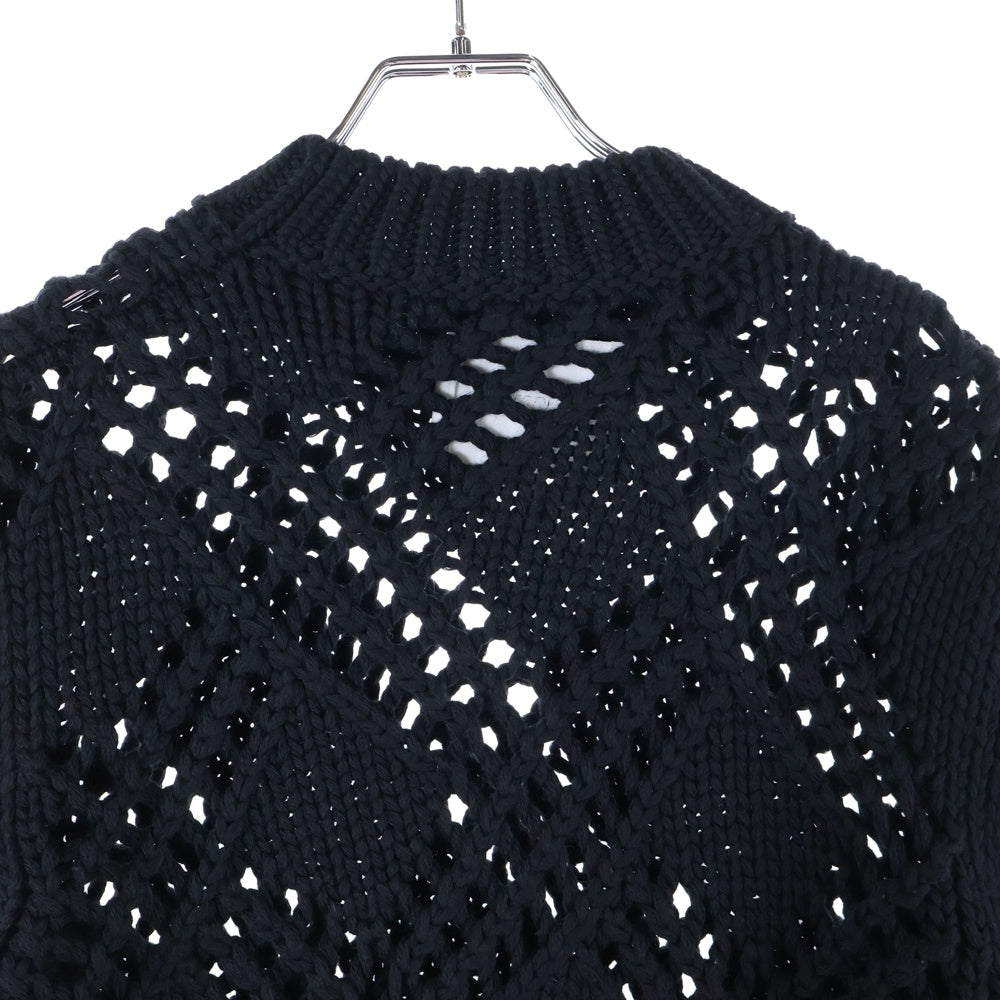 JIL SANDER(ジルサンダー) 25AW Sweaters 編込 ケーブルニットセーター ブラック J03GP0184