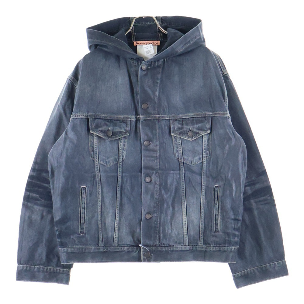 Acne Studios(アクネ ストゥディオズ) HOODED DENIM JACKET フーディー デニムジャケット ブラック FN-UX-OUTW000084