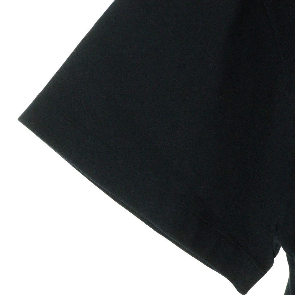 JIL SANDER(ジルサンダー) T-SHIRT CN SS ロゴプリント クルーネック 半袖Tシャツ カットソー ブラック J03GC0137