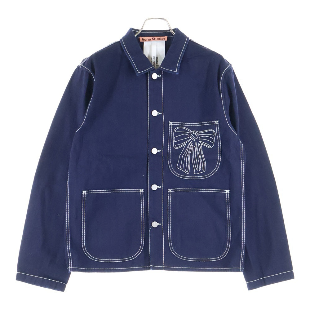 Acne Studios(アクネ ストゥディオズ) 25AW DENIM JACKET ポケット刺繍  