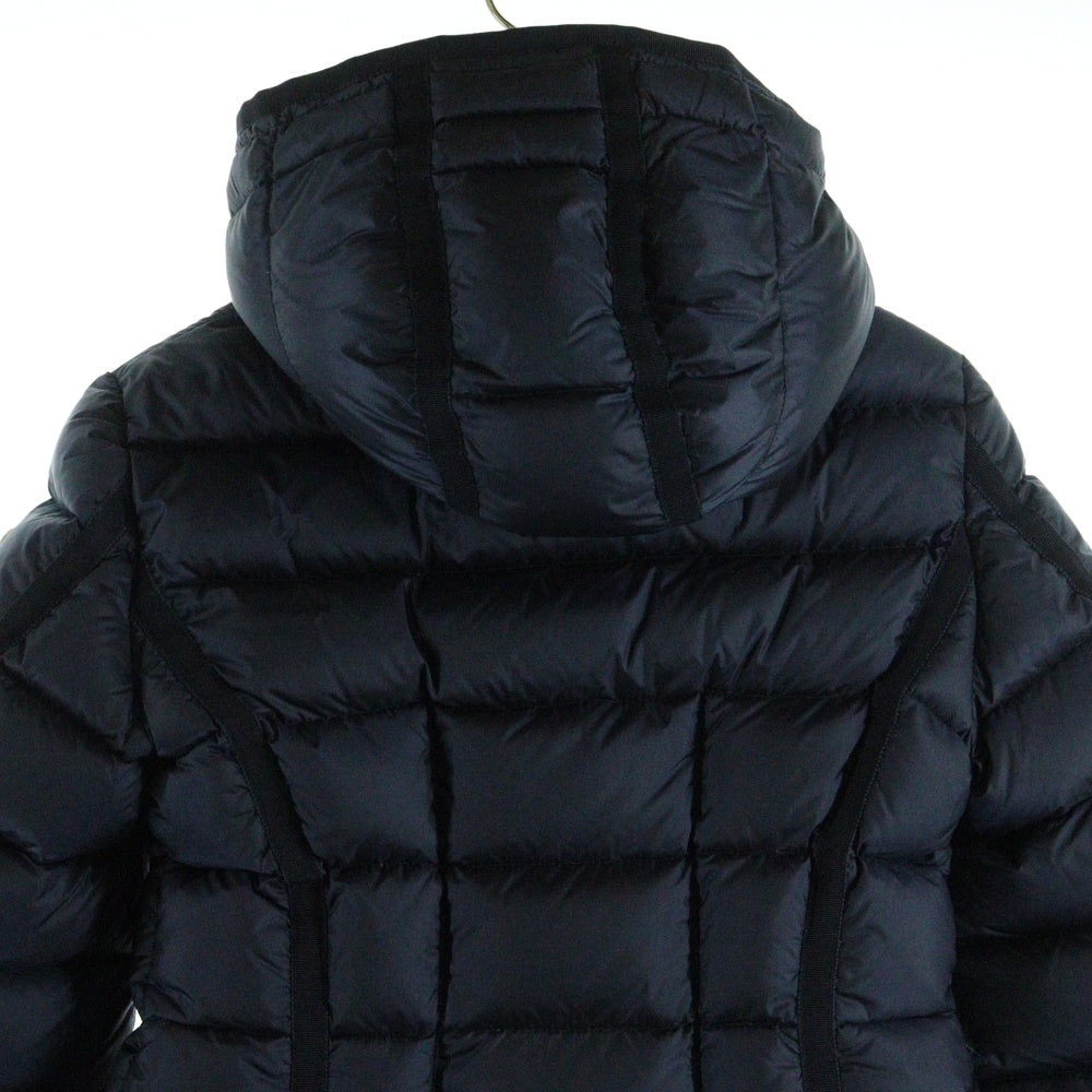 MONCLER(モンクレール) 17AW HERMINE エルミンヌ フーデッド ジップアップ ダウンジャケット コート ネイビー レディース C20934930005 53048