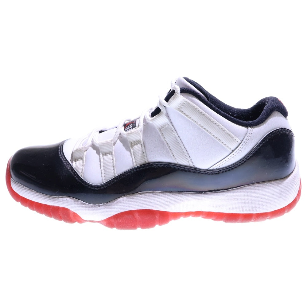 NIKE(ナイキ) AIR JORDAN11 LOW GS GYM RED エアジョーダン ジムレッド ローカットスニーカー ホワイト/レッド US7Y/25.0cm 528896-160