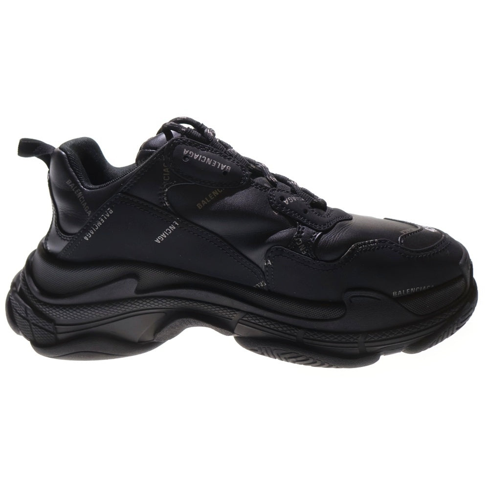 BALENCIAGA(バレンシアガ) Triple S トリプルS ロゴ総柄 ローカットスニーカー ブラック 536737