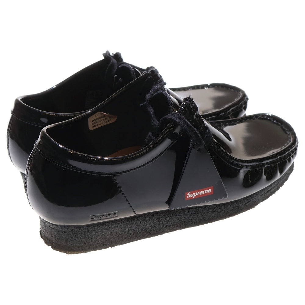 SUPREME(シュプリーム) 25SS ×CLARKS PATENT LEATHER WALLABEE クラークス パテントレザー ワラビー ローカットシューズ US8/26.0cm 61713195