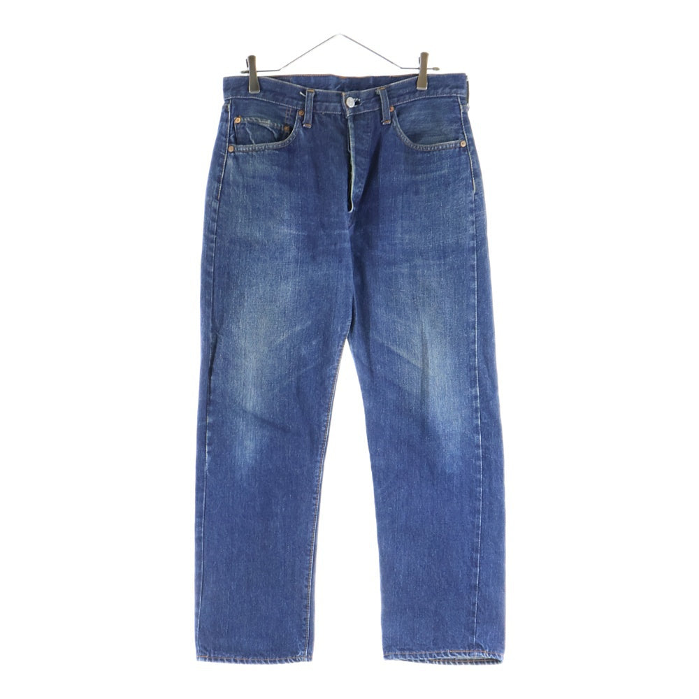 Levi's(リーバイス) 70S VINTAGE 501 66前期 ボタン裏6 両面スモールe 平行ステッチ ボタンフライ デニムパンツ インディゴ