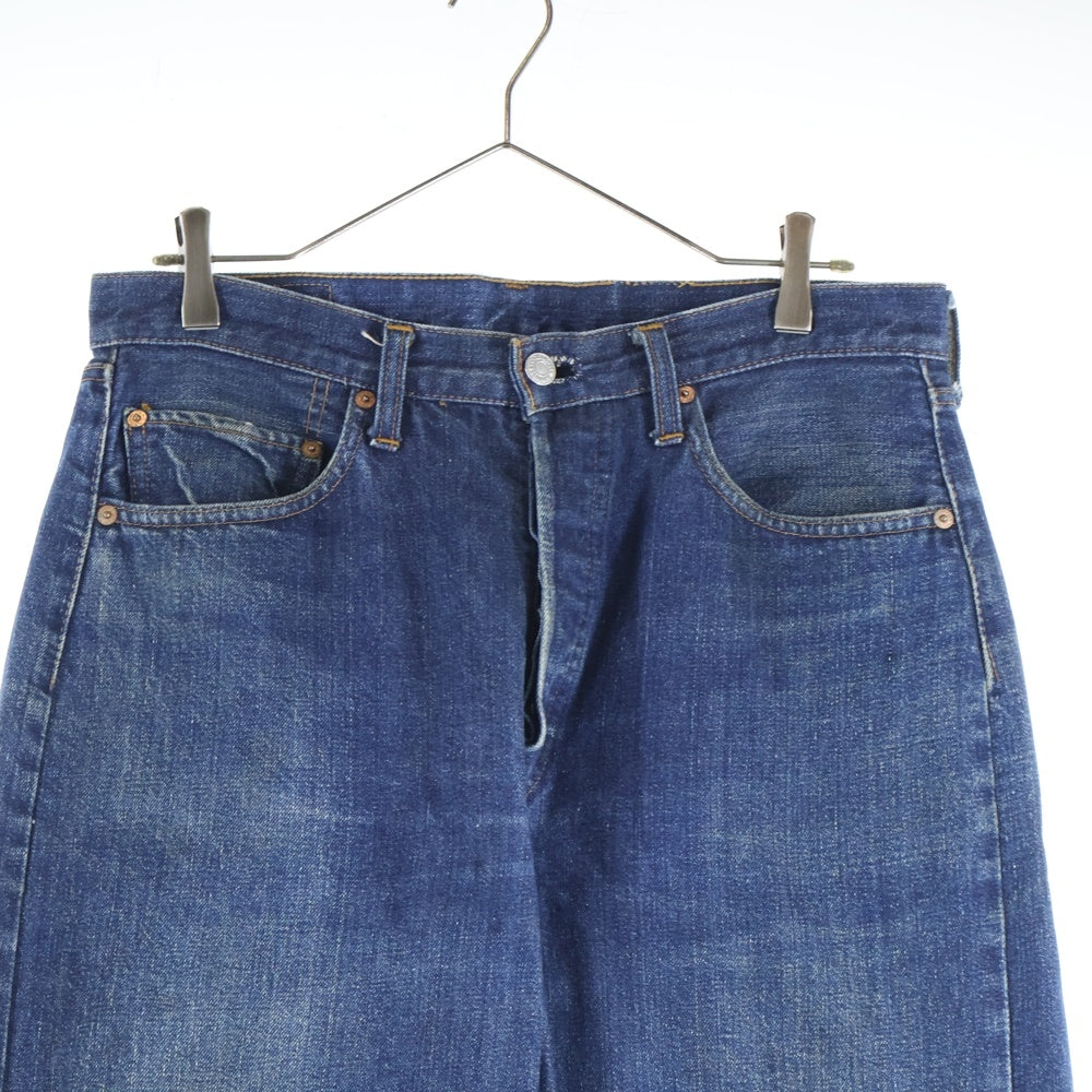 Levi's(リーバイス) 70S VINTAGE 501 66前期 ボタン裏6 両面スモールe 平行ステッチ ボタンフライ デニムパンツ インディゴ