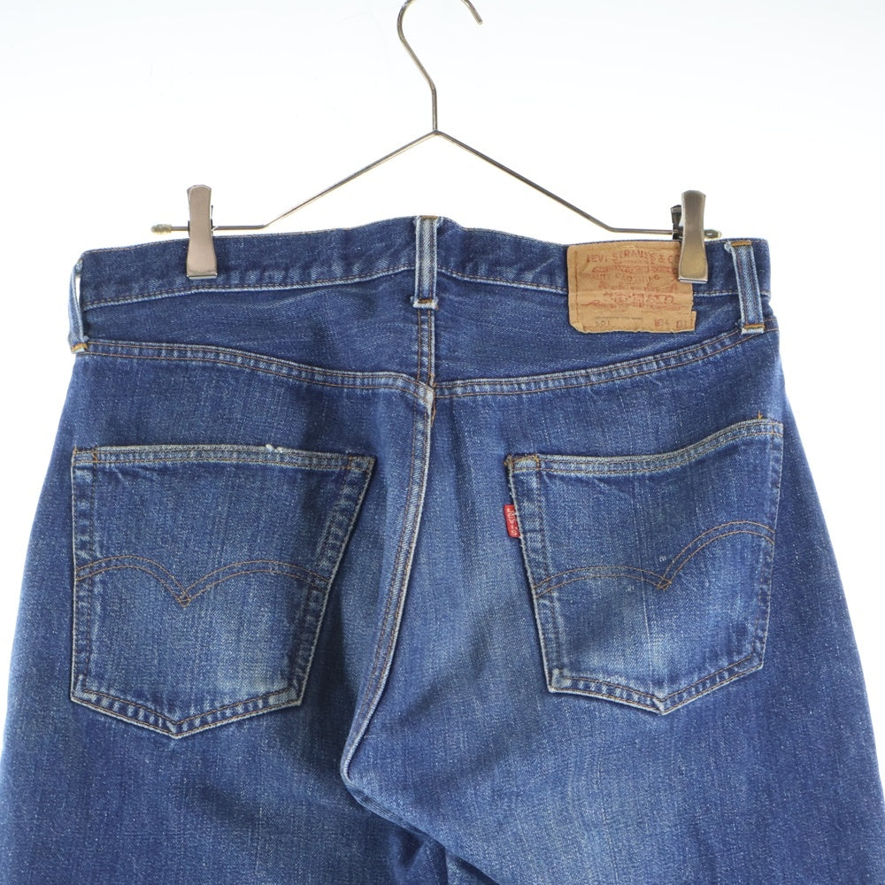Levi's(リーバイス) 70S VINTAGE 501 66前期 ボタン裏6 両面スモールe 平行ステッチ ボタンフライ デニムパンツ インディゴ