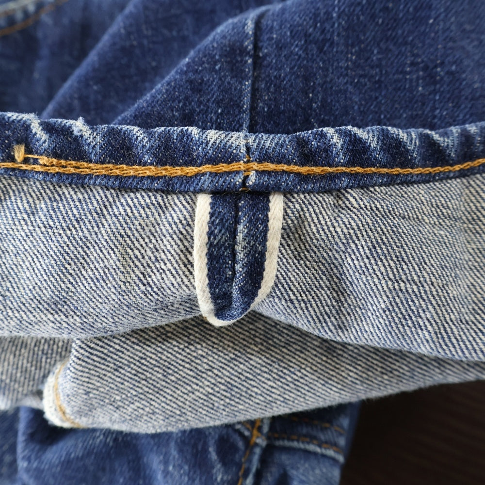 Levi's(リーバイス) 70S VINTAGE 501 66前期 ボタン裏6 両面スモールe 平行ステッチ ボタンフライ デニムパンツ インディゴ