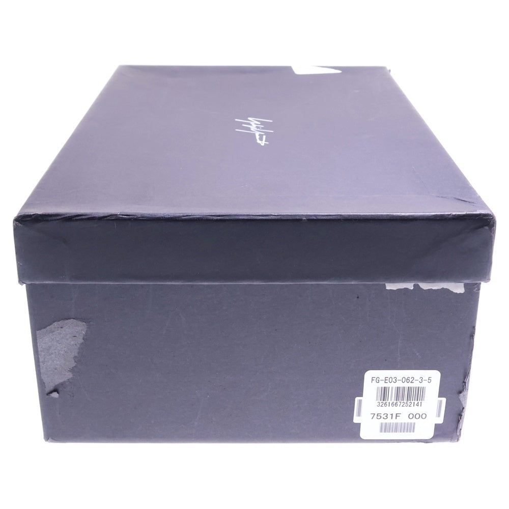 Yohji Yamamoto(ヨウジヤマモト) × CHEREVICHKIOTVICHKI WAXED CALF PATCHWORK SHOES シェレヴィッキオヴィッキ レザー レースアップシューズ ブラック