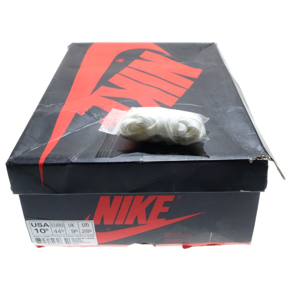 NIKE(ナイキ) AIR JORDAN1 RETRO HIGH OG Shattered Backboard エアジョーダン1 シャッタード バックボード ハイカットスニーカー オレンジ US10.5/28.5cm 555088-005