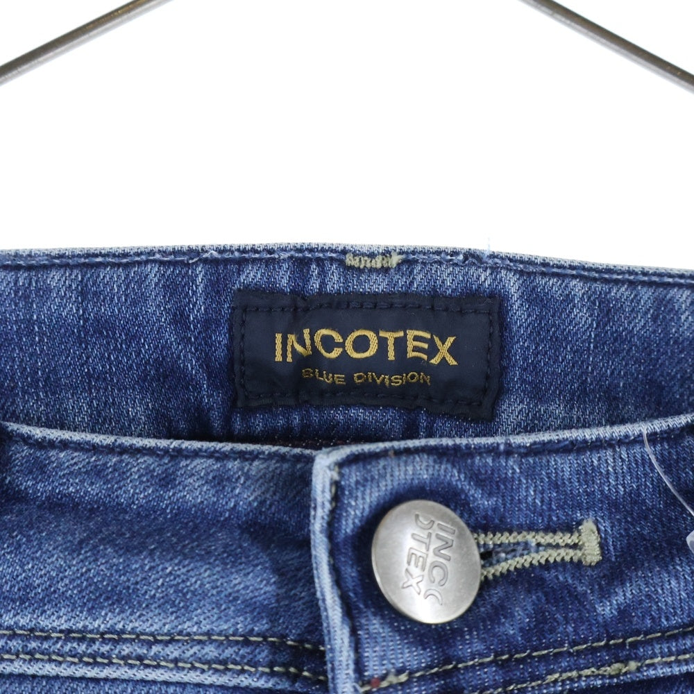 INCOTEX(インコテックス) バックパッチ デニムパンツ BDPS0002 インディゴ