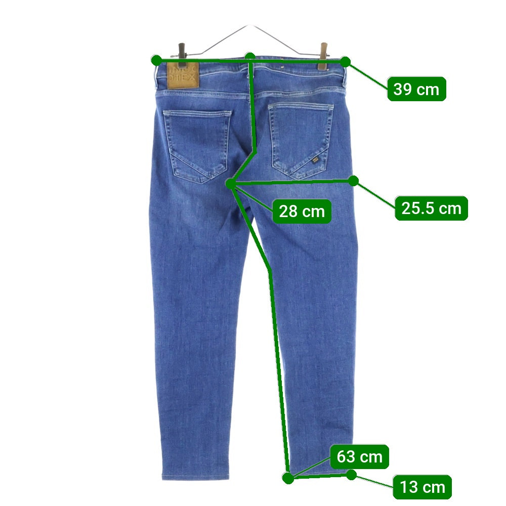 INCOTEX(インコテックス) バックパッチ デニムパンツ BDPS0002 インディゴ