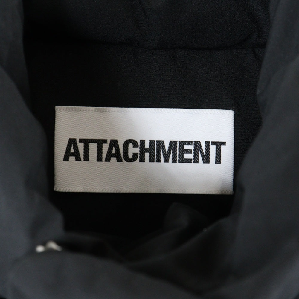 ATTACHMENT(アタッチメント) 3レイヤーライトタフタ ユーティリティダウンコート AC42-011 ブラック