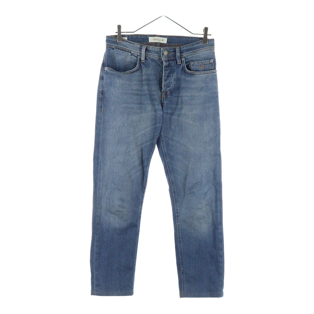 SIVIGLIA(シヴィリア) バックパッチ デニムパンツ 222J MQ200D 80340 インディゴ