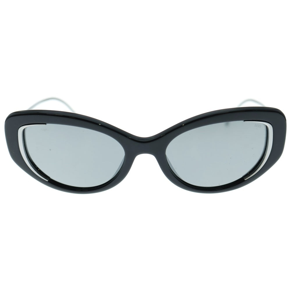 DIESEL(ディーゼル) オーバル サングラス アイウェア DL2001 ブラック